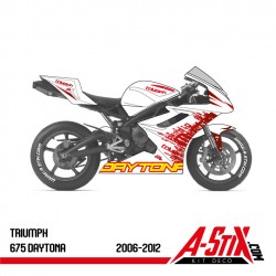 Kit déco racing personnalisable pour Triumph Street Triple 765 moto 2